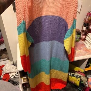 Colorful Striped Women's Sweater